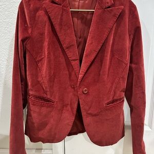 Doki Geki Carnelian velvet blazer. Dark Academia, preppy, retro